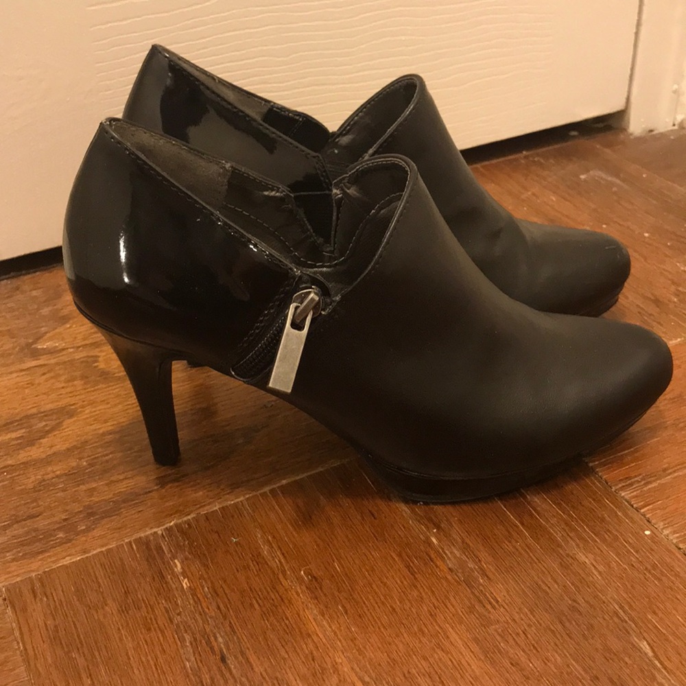 women’s heels black bootie-ON SALE NOW!
